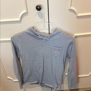 Vineyard Vines Navy and White Striped Kids Hoodie